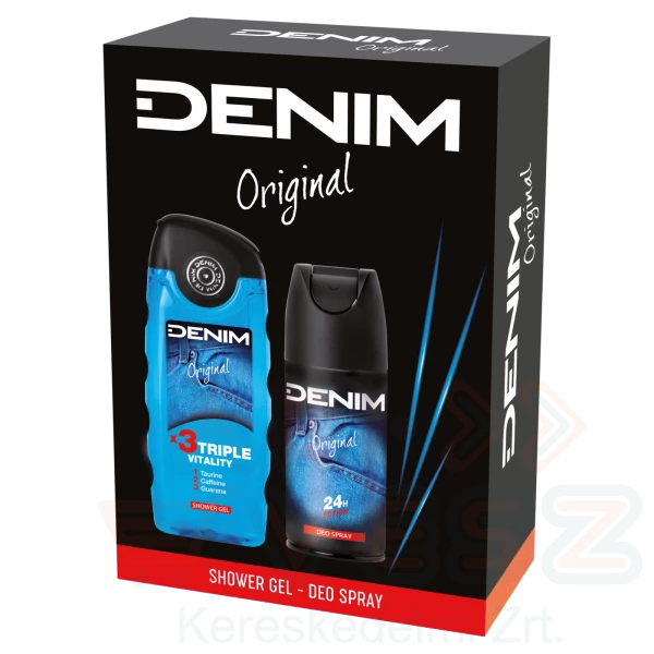DENIM ORIGINAL ajándékcsomag (deo+tusfürdő) 2025 Kép