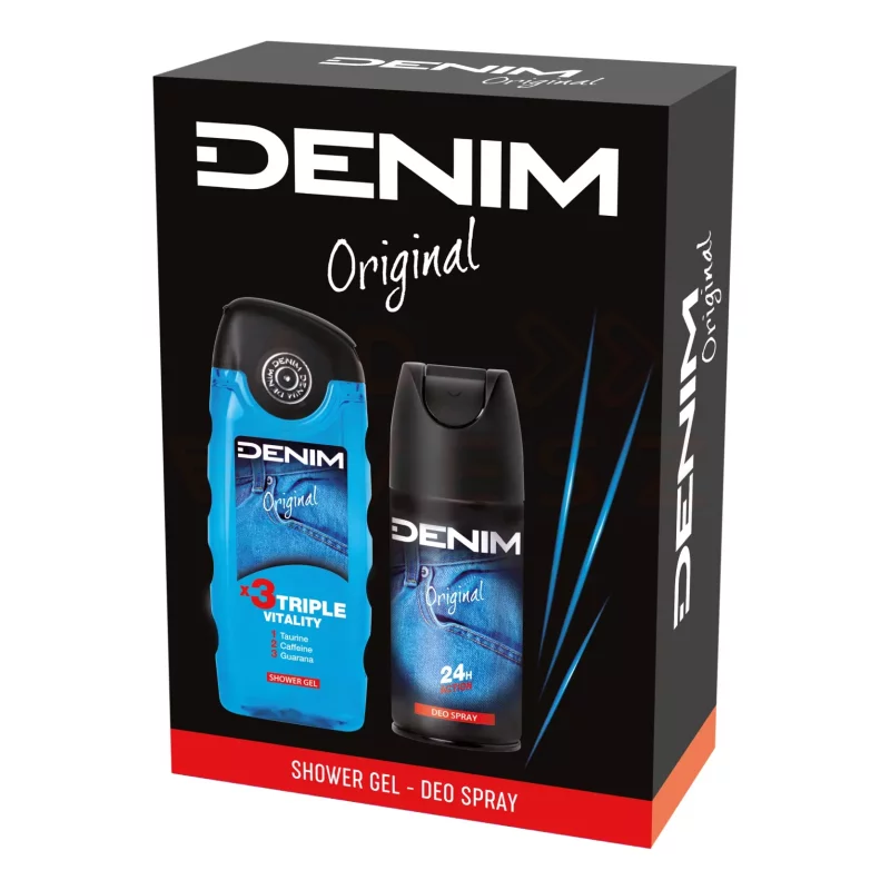 DENIM ORIGINAL ajándékcsomag (deo+tusfürdő) 2025 Kép