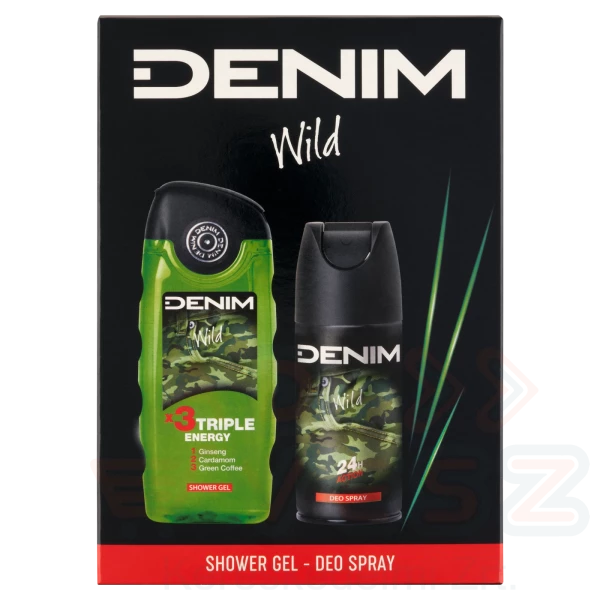 DENIM WILD ajándékcsomag (deo+tusfürdő) 2025 Kép