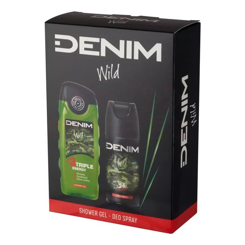 DENIM WILD ajándékcsomag (deo+tusfürdő) 2025 Kép