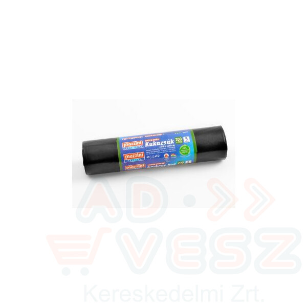 MAZZINI PREMIUM Kukazsák 200 L Extra Erős (100x120cm) - 5 db/roll Kép