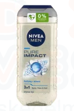 NIVEA MEN tusfürdő 250 ml Pure Impact Kép