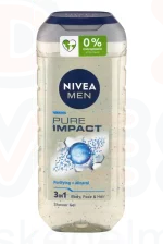 NIVEA MEN tusfürdő 250 ml Pure Impact Kép