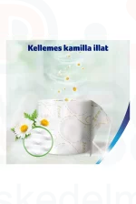 Zewa Deluxe toalettpapír 3 rétegű 4 tekercs Camomile Comfort Kép