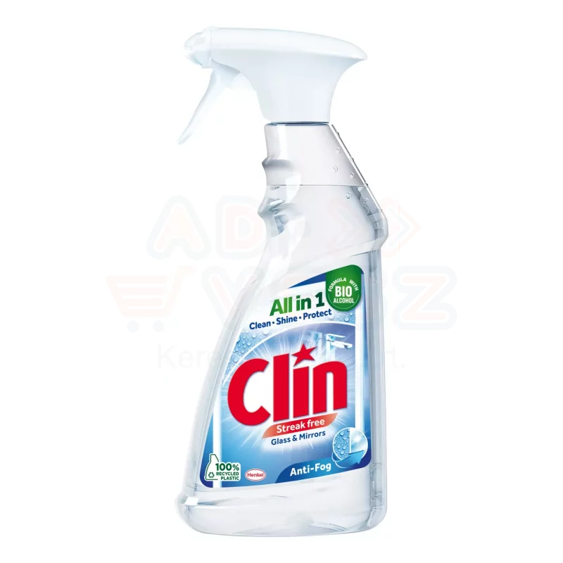 Clin ablaktisztító 500 ml W&G Anti-fog szórófejes (párásodásgátlással) Kép