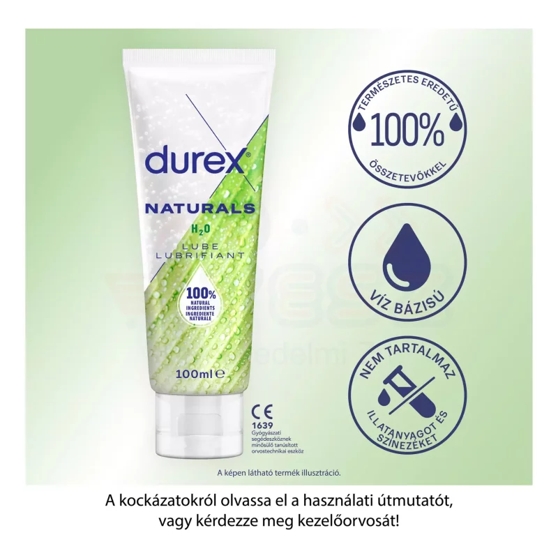 DUREX Síkosító Gél Naturals 100 ml Kép