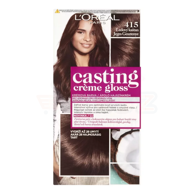 L'ORÉAL Casting Créme Gloss Hajfesték 415 Jeges Gesztenye Kép