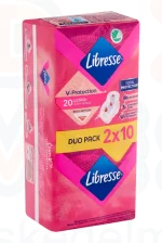 Libresse egészségügyi betét 2x10 db Ultra Normal szárnyas Kép