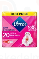 Libresse egészségügyi betét 2x10 db Ultra Normal szárnyas Kép