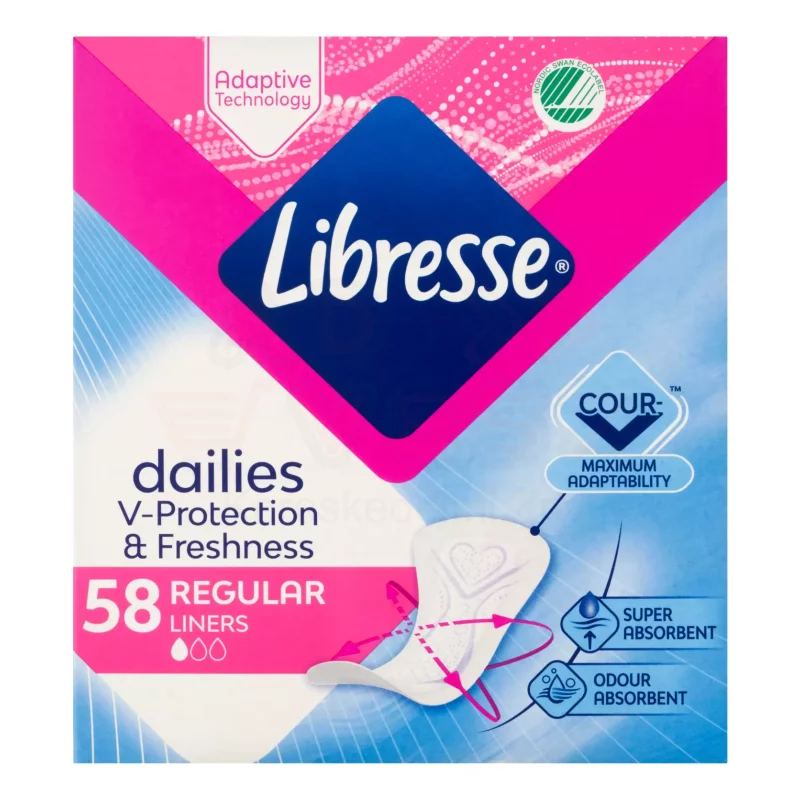 Libresse tisztasági betét 58 db Dailies Fresh Normal Kép