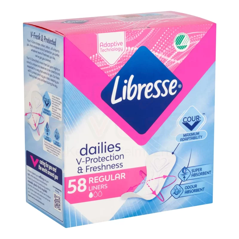 Libresse tisztasági betét 58 db Dailies Fresh Normal Kép