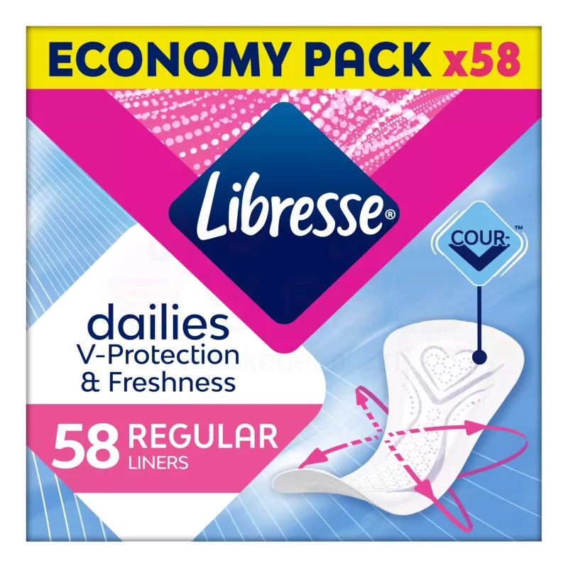 Libresse tisztasági betét 58 db Dailies Fresh Normal Kép
