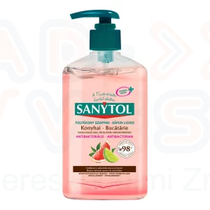 Sanytol Antibakteriális Folyékony Szappan Konyhai Grapefruit és Lime 250 ml