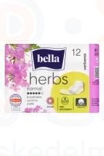 BELLA HERBS Egészségügyi Betét Verbena Vasfű 12 db Kép