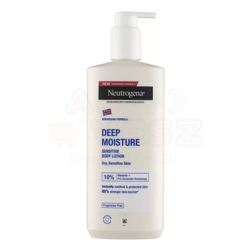 NEUTROGENA testápoló 400 ml Deep Moisture érzékeny bőrre Kép