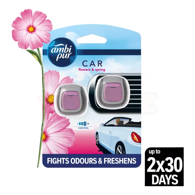 AmbiPur Car autóillatosító 2x2 ml DUO Flowers & Spring Kép