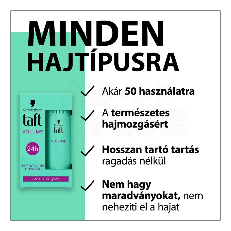 Taft hajformázó por 10 g Volumen Kép