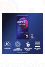 DUREX Óvszer Intense Orgasmic 10 db Kép