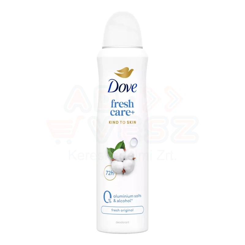 DOVE dezodor 150 ml Original Fresh 0% Kép