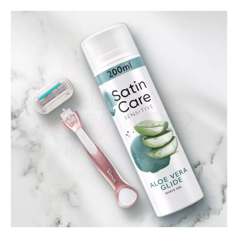 Satin Care borotvazselé Sensitive Aloe Vera Glide 200 ml Kép
