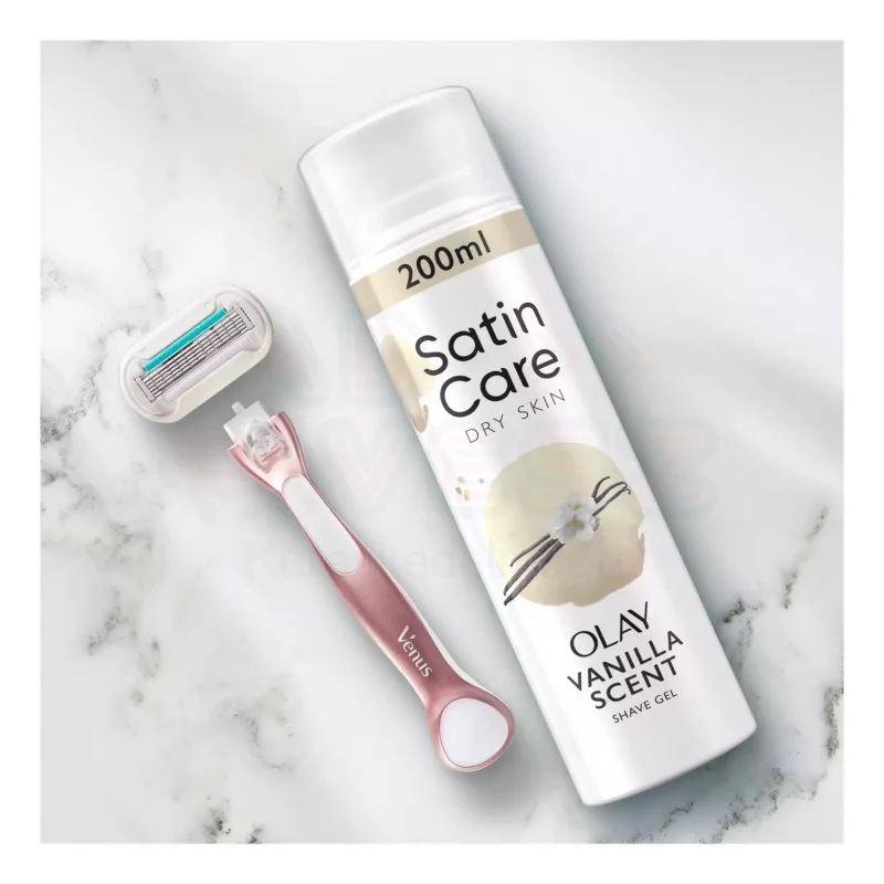 Satin Care borotvazselé Dry Skin Vanilla Cashmere 200 ml Kép