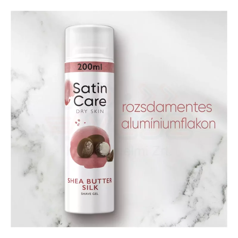 Satin Care borotvazselé Dry Skin Shea Butter 200 ml Kép
