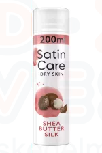 Satin Care borotvazselé Dry Skin Shea Butter 200 ml Kép