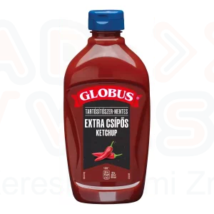 GLOBUS Ketchup 485 g Extra csípős