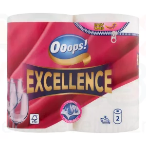 Ooops! Excellence konyhai papírtörlő 2 tekercs  3 rétegű