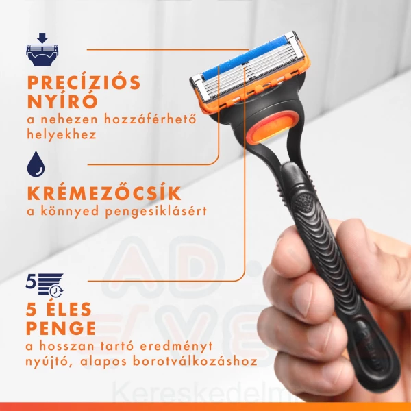Gillette Fusion5 borotva+1 betét Kép