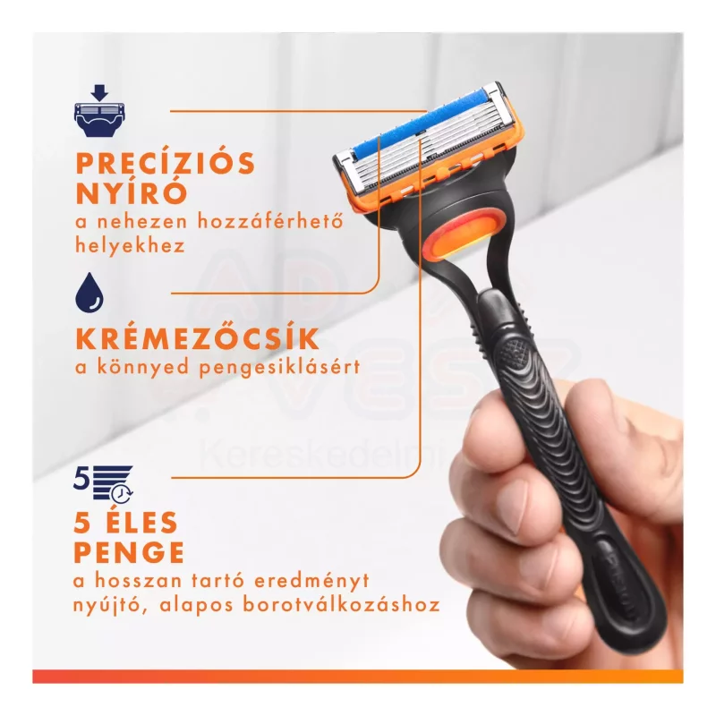 Gillette Fusion5 borotva+1 betét Kép
