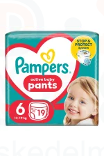 Pampers Pants nadrágpelenka 6méret 19 db Kép