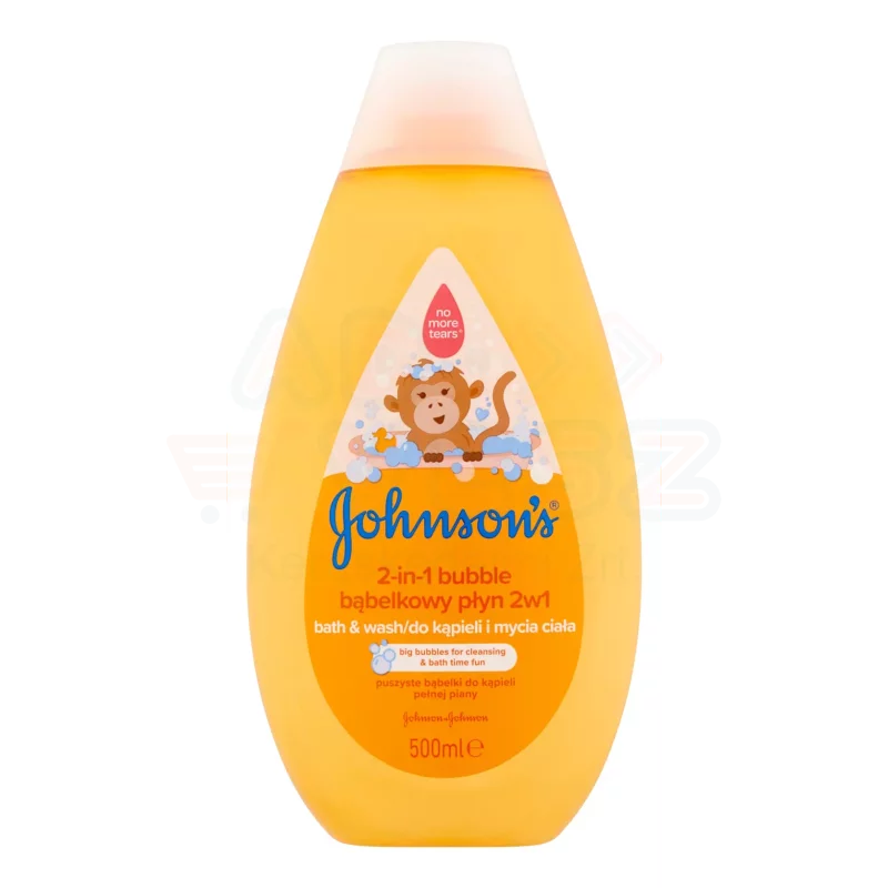 JOHNSONS® 2 az 1-ben buborékos fürdető és tusfürdő gyermekeknek 500 ml Kép