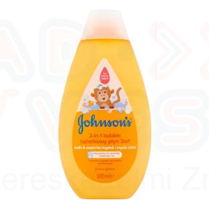 JOHNSONS® 2 az 1-ben buborékos fürdető és tusfürdő gyermekeknek 500 ml