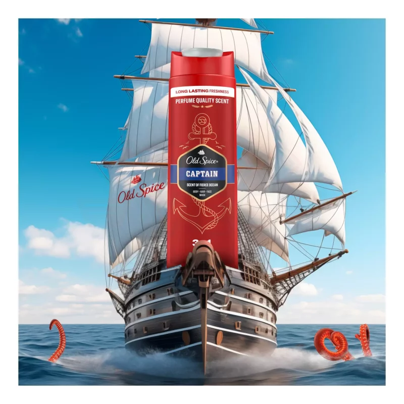 Old Spice tusfürdő 250 ml Captain Kép