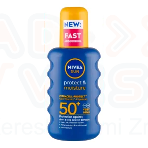 NIVEA SUN FF50+ Protect&Moisture Spray 200 ml