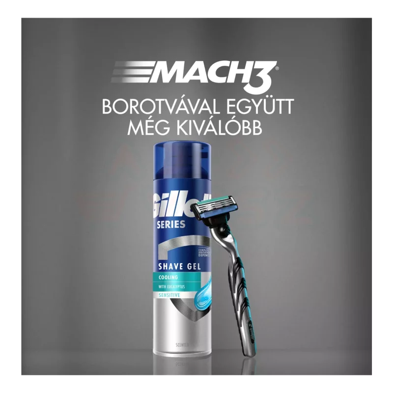 Gillette Series borotvazselé Sensitive Cool 200 ml Kép