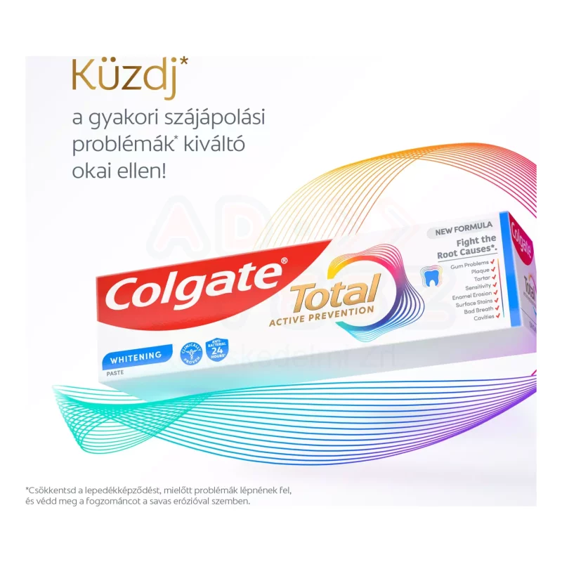 COLGATE fogkrém Total whitening 75 ml Kép