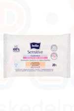 BELLA Intim nedves törlőkendő 20 db Kép