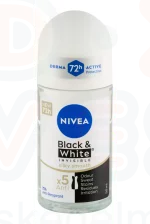NIVEA golyós dezodor 50 ml Black&White invisible silky smooth Kép