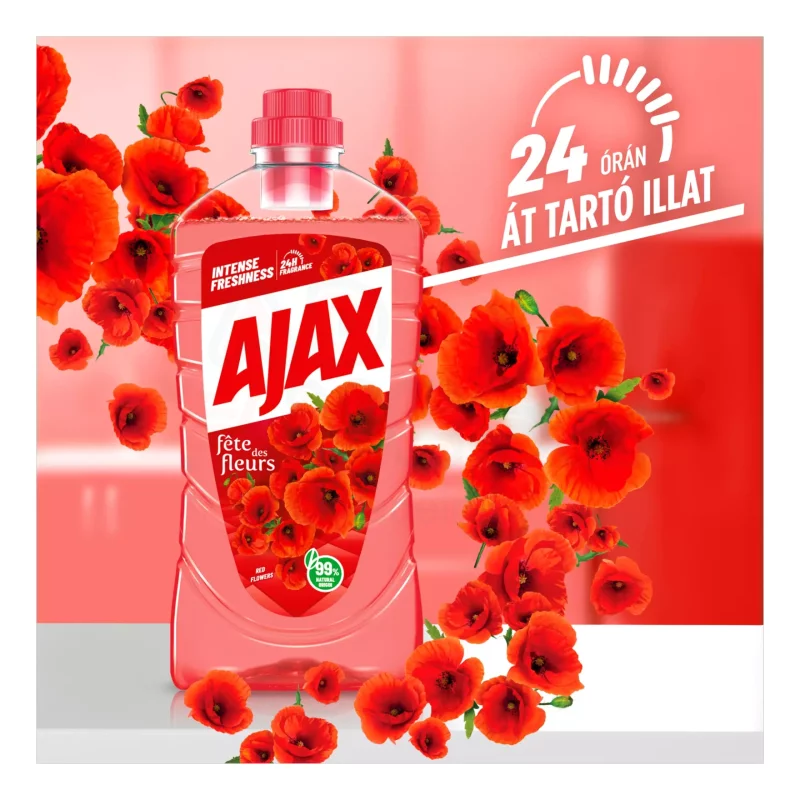 AJAX Floral Fiesta háztartási tisztítószer Red Flowers 1 l Kép