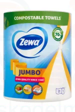 Zewa háztartási papírtörlő 2 rétegű 1 tekercses 325 lap White Jumbo Kép