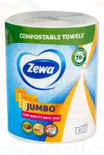 Zewa háztartási papírtörlő 2 rétegű 1 tekercses 325 lap White Jumbo Kép