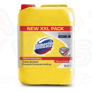 DOMESTOS 5 l Citrus fertőtlenítő UN1760 MARÓ FOLYÉKONY ANYAG, M.N.N. (Nátrium-hipoklorit), 8, PG III