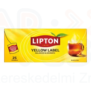 LIPTON fekete tea 25 filter Yellow Label
