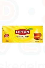 LIPTON fekete tea 25 filter Yellow Label Kép