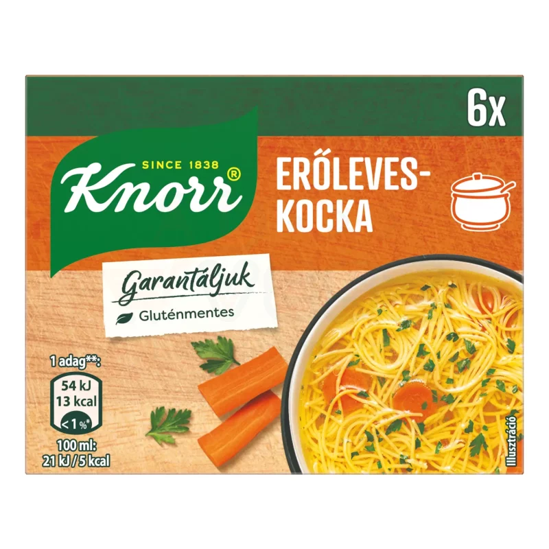 KNORR Kocka Erőleves kocka 60 g Kép