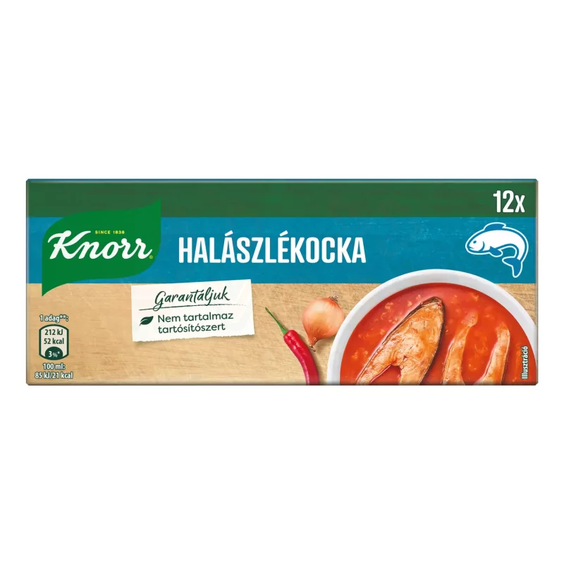 KNORR Kocka Halászlékocka 120 g Kép