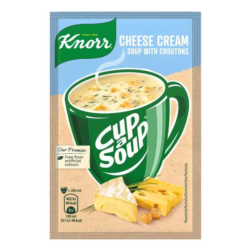 KNORR Bögrés Sajtkrémleves 22 g Kép
