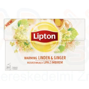 LIPTON herba tea 20 filter Hársfa-Gyömbér